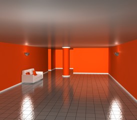3D interior rendering