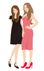 2人の女性