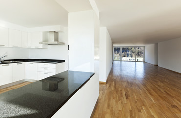 Fototapeta na wymiar beautiful new apartment, interior, detail kitchen
