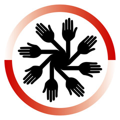 Lets work together vector.