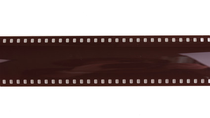 Photo film isolated on white