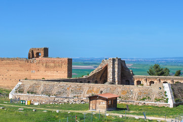 Castle of Lucera. Puglia.  Italy.