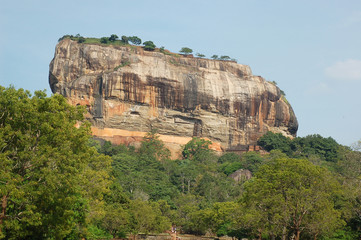 Fototapeta na wymiar Fortesse de Sigiriya