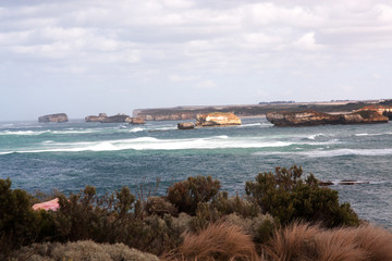 Outcrops in the Southern Ocean