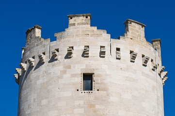 Queen's tower. Castle of Lucera. Puglia.  Italy.