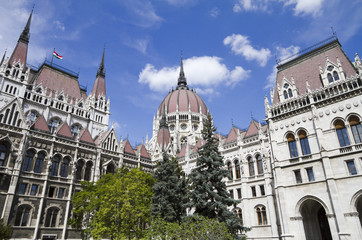 Obraz premium parlamento di budapest