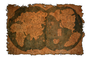 Old Chinese world map