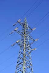 high voltage post