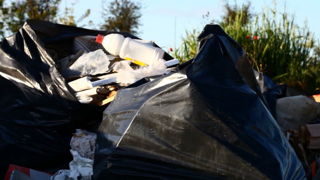 Urban illegal dump