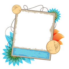 vintage photos composition vector fashion illustration