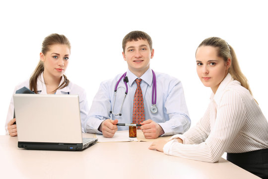 Doctors at the meeting