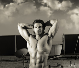 Fantasy muscle man