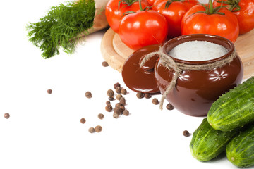 Fresh spring vegetables