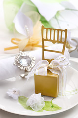 Wedding place setting