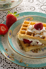 Waffel zum Nachmittag