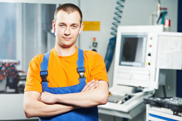worker at tool workshop