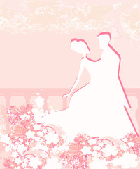 wedding dancing couple background