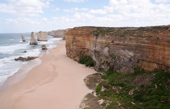 Apostles close to the tide-line