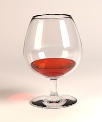 3d render of alcohol drink