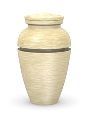 3d render of urn for ashes
