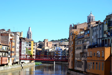 Fototapeta na wymiar Architecture in Girona
