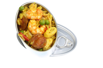 Paella In A Tin