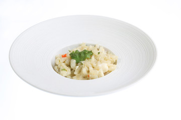 Crab Risotto Dish