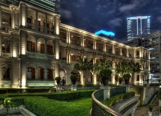 Obraz premium 1881 Heritage by night, Hong Kong.