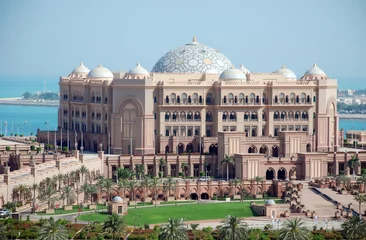 Crédence de cuisine en verre imprimé moyen-Orient Palais des Émirats