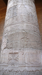 Columna del templo de Isis, templos de Philae, Egipto