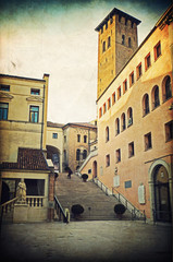 Fototapeta premium Padova, Scala dei Giganti