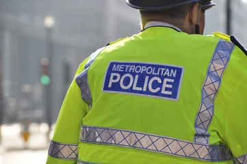 Fotobehang Metropolitan police in London © Thomas Dutour