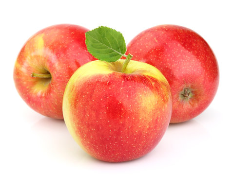 Sweet red apples