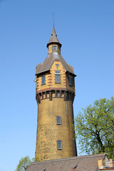 Obraz premium Historischer Wasserturm von 1910 Liebertwolkwitz