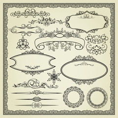 Set of design elements