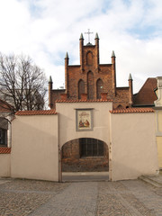 Гданьск. Вид на костел Святой Эльжбеты