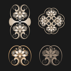 Swirl ornament