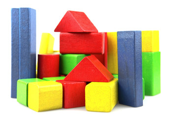 Wooden building blocks