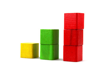 Wooden building blocks