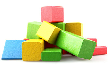 Wooden building blocks