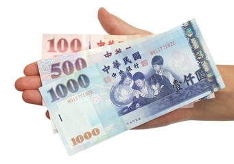 Handful of money