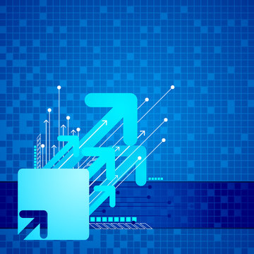 Futuristic Arrow Background