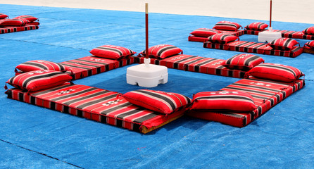 Majlis, colourful Arabic seating arrangement
