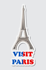 Visit Paris Sticker