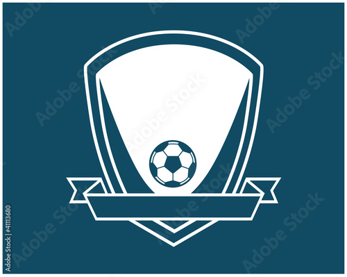 "Soccer Logo Template" Imágenes de archivo y vectores libres de derechos en Fotolia.com - Imagen
