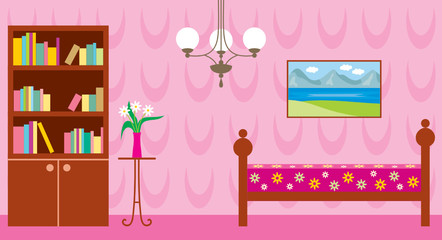 Living room. vector