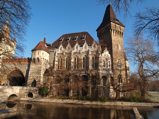 Obraz premium Vajdahunyad Castle in Budapest, Hungary.