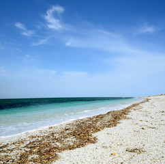 Fototapeta na wymiar Plaża Maimoni, Cabras - Sardynia
