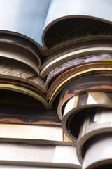 stack of magazines