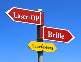 Laser-OP oder Brille? /  Entscheidung